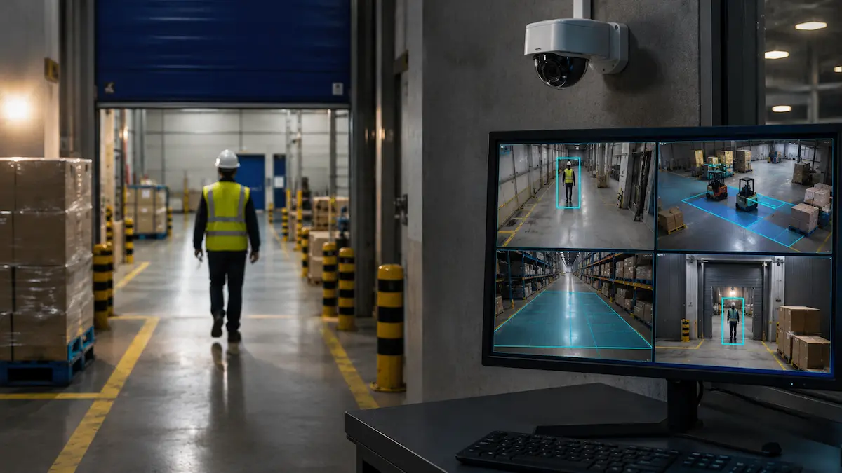 Behaviour detection and process compliance monitoring with computer vision event markers