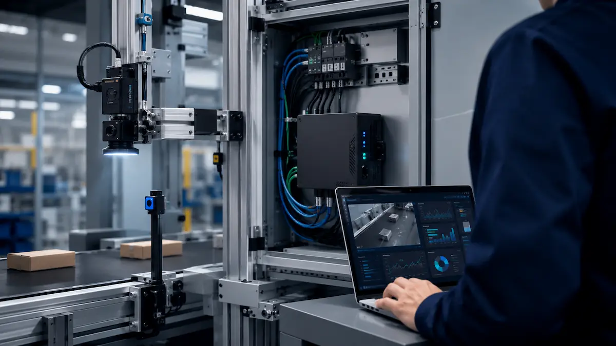 Edge AI camera applications and industrial sensor integration for automation workflows