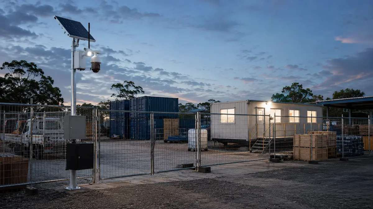 Temporary security for renovation refurbishment and fit-out construction sites