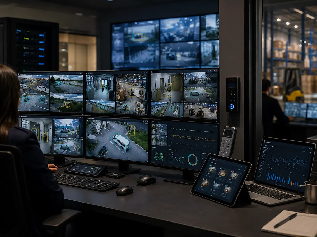 Advanced security workflows with integrated systems video verification monitoring and AI machine vision