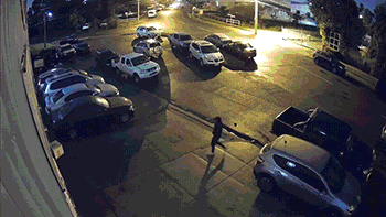 AI active deterrence CCTV camera warning response