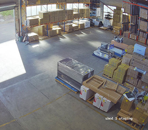 Warehouse and factory installation